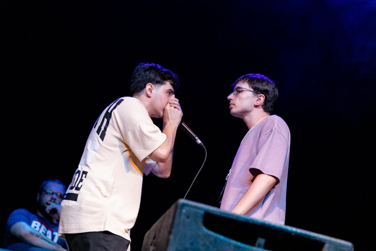 Foto de campeonato nacional de beatbox da BeatFellas - eventos de beatbox Brasil